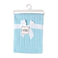 3 Stories Trading Company Baby Cable Knit Gift Set 2-pc. Blanket