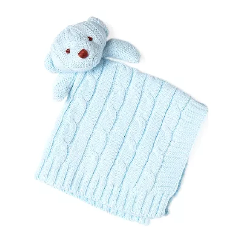 3 Stories Trading Company Baby Cable Knit Gift Set 2-pc. Blanket
