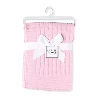 3 Stories Trading Company Baby Cable Knit Gift Set 2-pc. Blanket