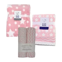 3 Stories Trading Company Baby Stars 7 Piece Blanket Gift Set