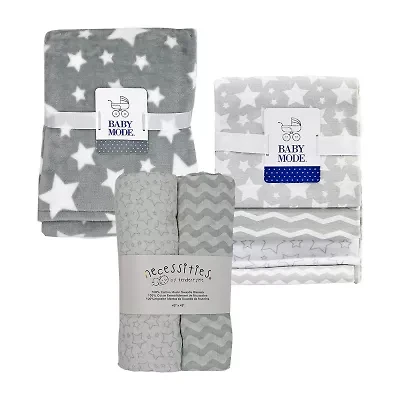 3 Stories Trading Company Baby Stars 7 Piece Blanket Gift Set