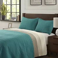 Madison Park Velvet Touch 3-pc. Coverlet Set