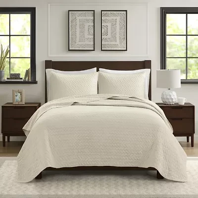 Madison Park Velvet Touch 3-pc. Coverlet Set