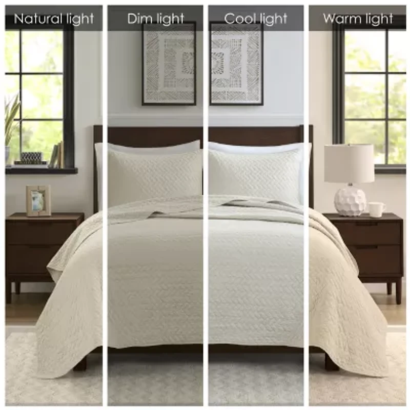 Madison Park Velvet Touch 3-pc. Coverlet Set