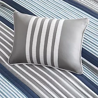 Intelligent Design Matteo Reversible Quilt Set With Throw Pillows