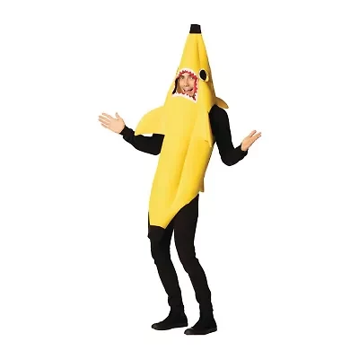 Unisex Adult Banana Shark Costume