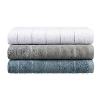 Martex Slub Stripe Quick Dry Striped Bath Towel
