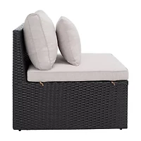 Pramla  4-pc. Patio Lounge Chair and Ottoman Set