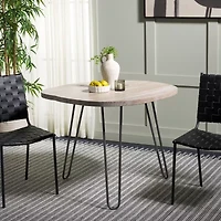 Mindy Collection Wood-Top Dining Table