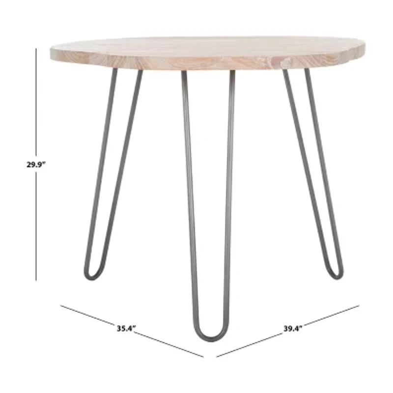 Mindy Collection Wood-Top Dining Table