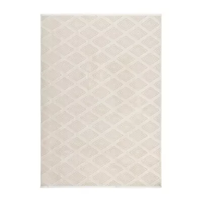 Town And Country Rein Diamond Washable Indoor Rectangular Area Rug