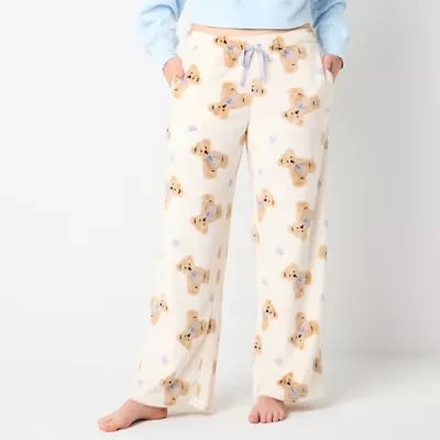 Arizona Body Womens Fleece Juniors Pajama Pants