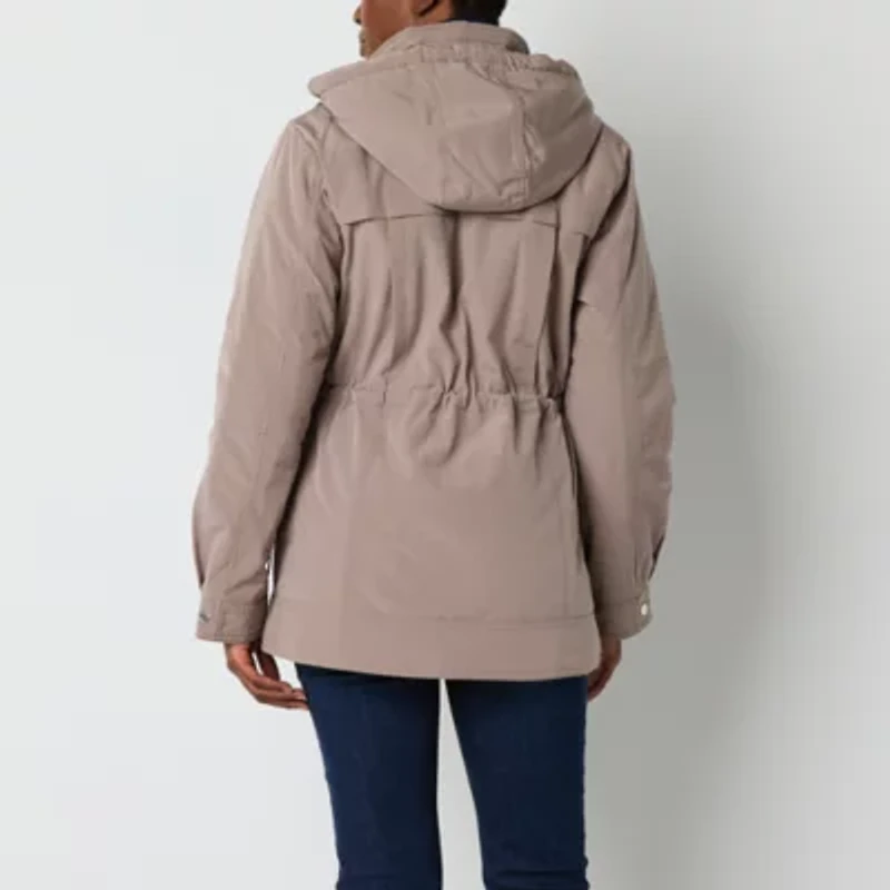 Gallery Womens Removable Hood Water Resistant Heavyweight Anorak
