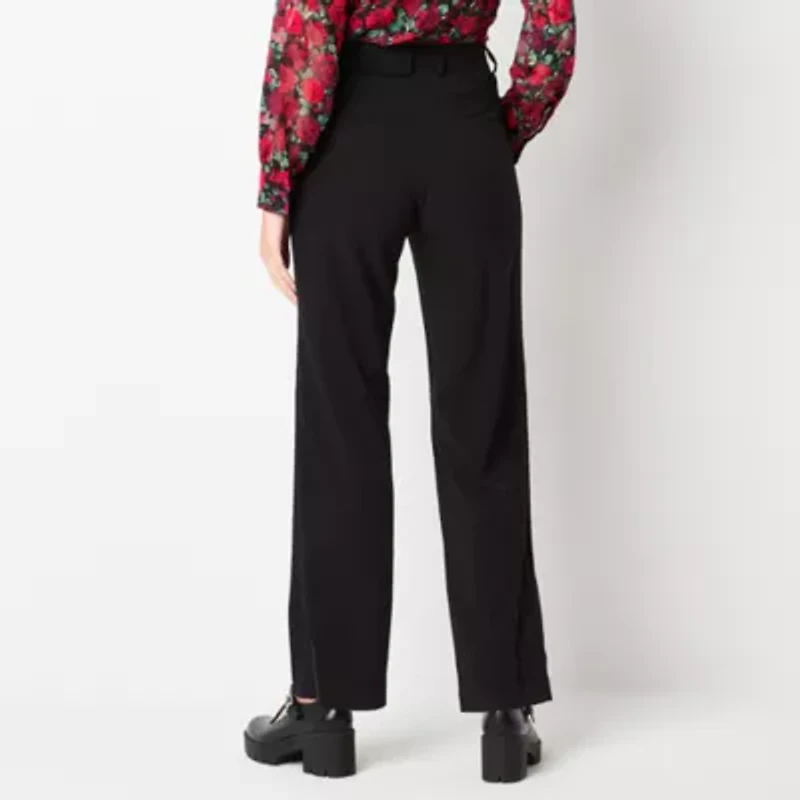 by&by Womens Wide Leg High Rise Juniors Trouser