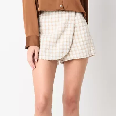 by&by Womens High Rise Juniors Skort