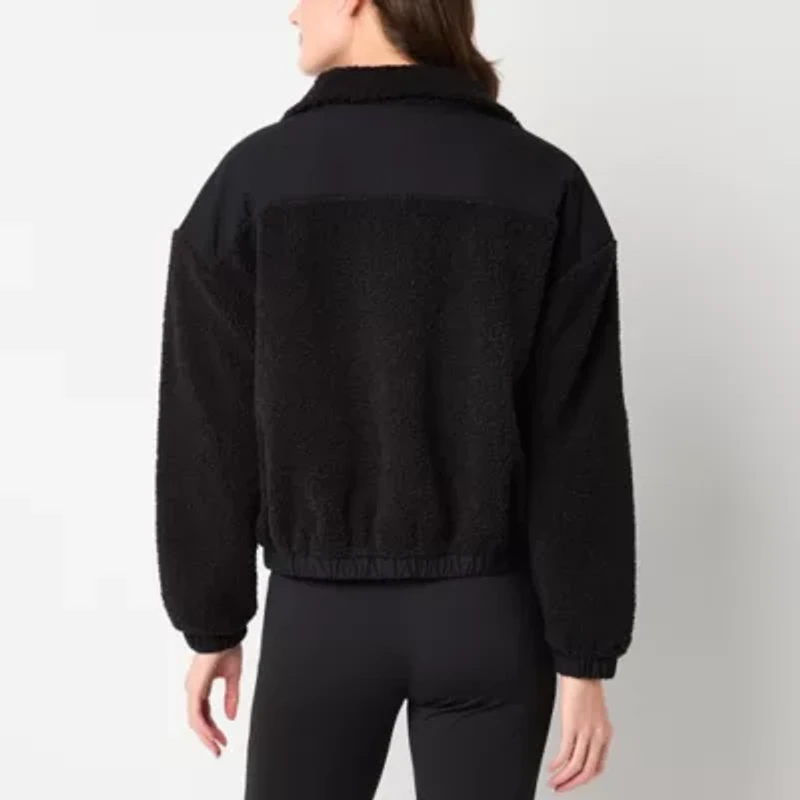 Xersion Womens Boucle Sherpa Jacket