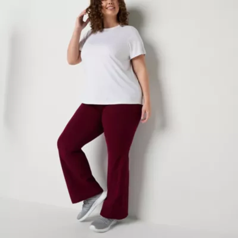 Xersion Womens Performance Crew Neck Short Sleeve T-Shirt Plus