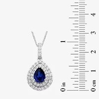 Gemstone Sterling Silver 2-Pc Pear Jewelry Set