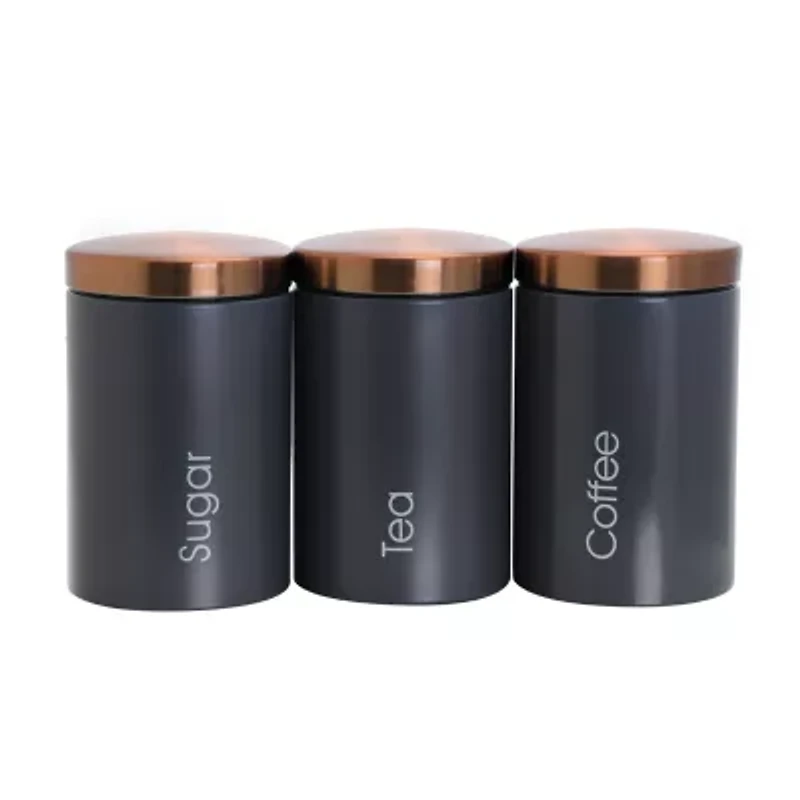 MegaChef Essential Kitchen Storage 3-pc. Canister