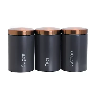 MegaChef Essential Kitchen Storage 3-pc. Canister