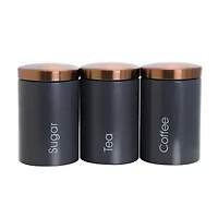MegaChef Essential Kitchen Storage 3-pc. Canister