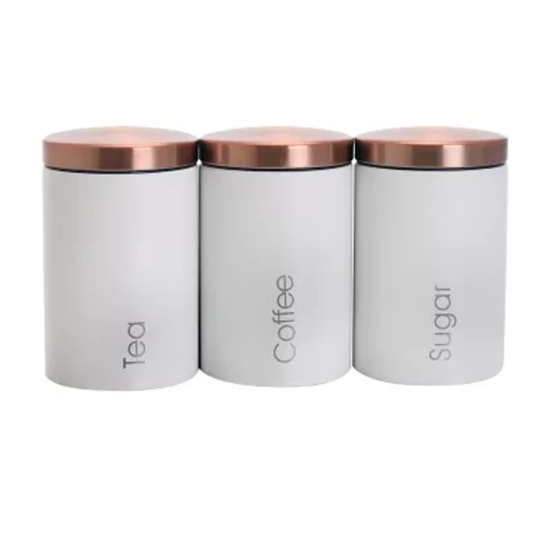 MegaChef Essential Kitchen Storage 3-pc. Canister