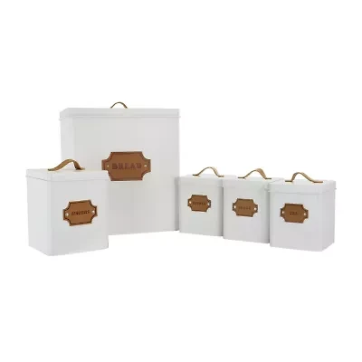 MegaChef Kitchen Food Storage And Organization 5-pc. Canister