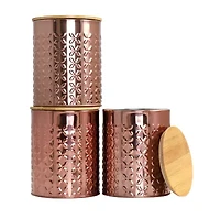 MegaChef Aluminum 3-pc. Canister