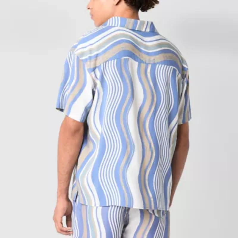 Arizona Mens Short Sleeve Camp Shirt