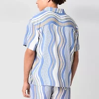 Arizona Mens Short Sleeve Camp Shirt