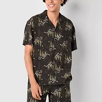 Arizona Mens Short Sleeve Camp Shirt