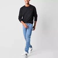 U.S. Polo Assn. Crew Fleece Mens Crew Neck Long Sleeve Embroidered Sweatshirt
