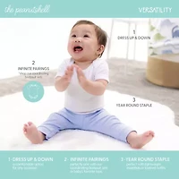 The Peanutshell Baby Boys Easy-on + Easy-off Straight Regular Fit Pull-On Pant