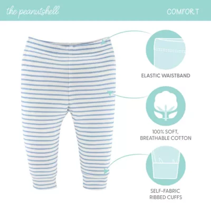 The Peanutshell Baby Boys Easy-on + Easy-off Straight Regular Fit Pull-On Pant