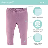 The Peanutshell Baby Girls Easy-on + Easy-off Straight Regular Fit Pull-On Pant