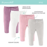 The Peanutshell Baby Girls Easy-on + Easy-off Straight Regular Fit Pull-On Pant
