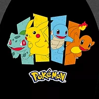 Little & Big Kid Boys Crew Neck Long Sleeve Regular Fit Pokemon Graphic T-Shirt
