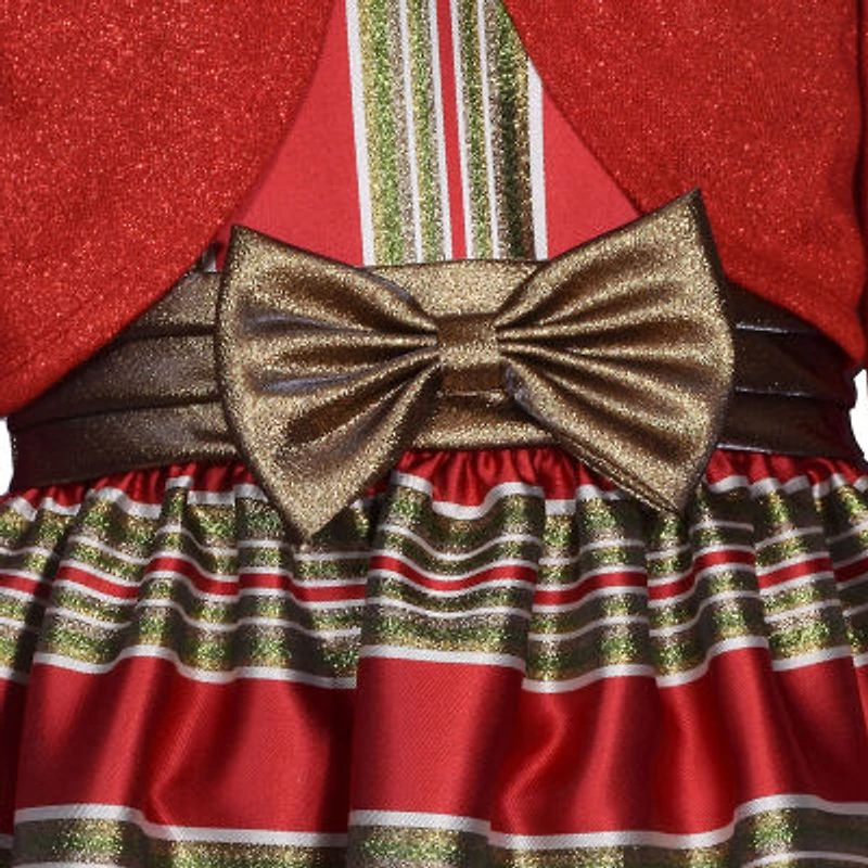Bonnie Jean Girls Striped Dress Set