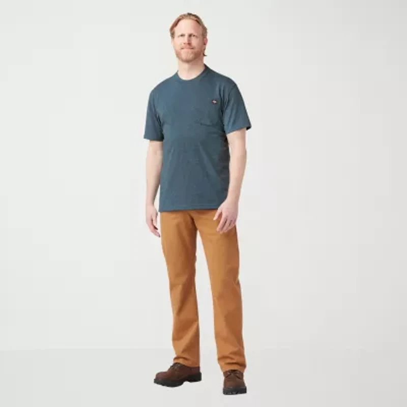 Dickies Heavyweight Heather Mens Crew Neck Short Sleeve T-Shirt