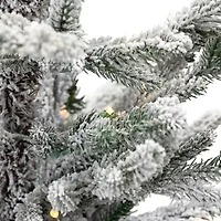 Northlight 3ft Led B/O Tamarack Pine Artificial With Burlap 3 Foot Pine Christmas Tree