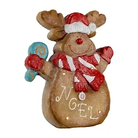 Northlight Led Lighted Innoelin Reindeer - 14.25in Gingerbread House