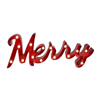 Northlight Lighted "Merry" - 20.5in Marquee Lights