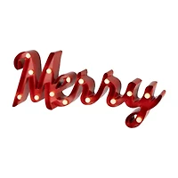 Northlight Lighted "Merry" - 20.5in Marquee Lights
