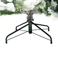 Northlight Real Touch™️Mountain Pearl Unlit 6 1/2 Foot Flocked Christmas Tree