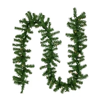 Northlight 9ft X 10in Pre-Lit Dorchester Pine Clear Lights Christmas Indoor Garland