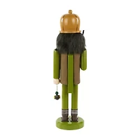 Northlight 14in Green And Brown Duck Hunter Wood Christmas Nutcracker