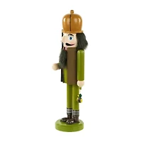 Northlight 14in Green And Brown Duck Hunter Wood Christmas Nutcracker