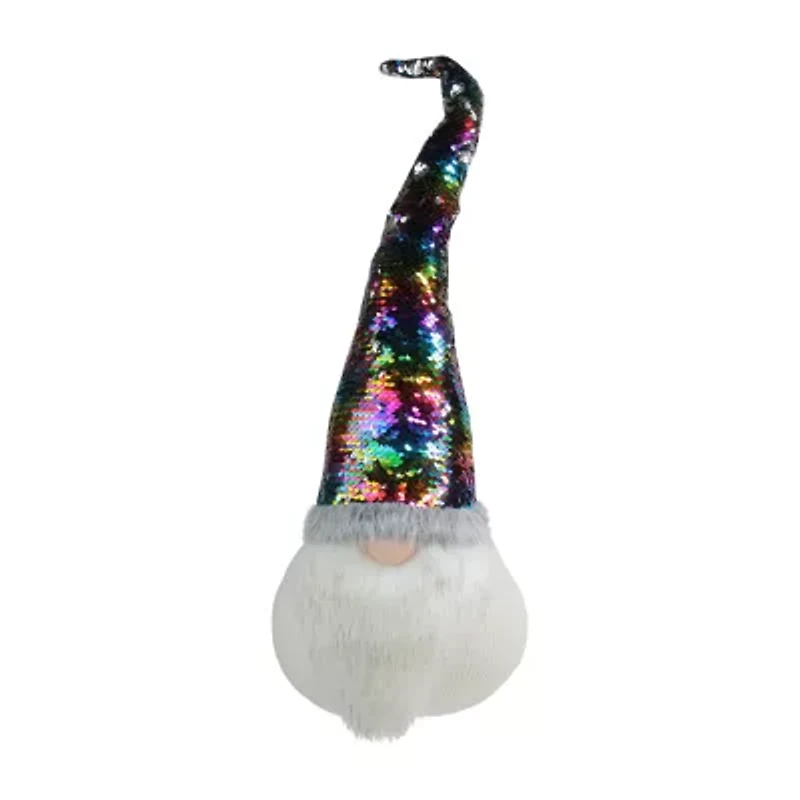 Northlight Rainbow Flip Sequin Hat - 24in Christmas Gnome