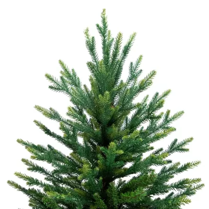 Northlight Real Touch™️ Two-Tone River Deer Pine Full Unlit 6 1/2 Foot Pine Christmas Tree