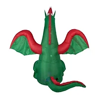 Northlight 6ft Inflatable Led Lighted Dragon With Gift Christmas Inflatable